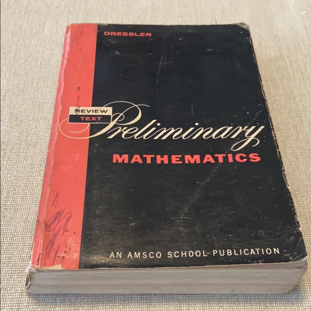 Dressler Preliminary Mathematics Review Text